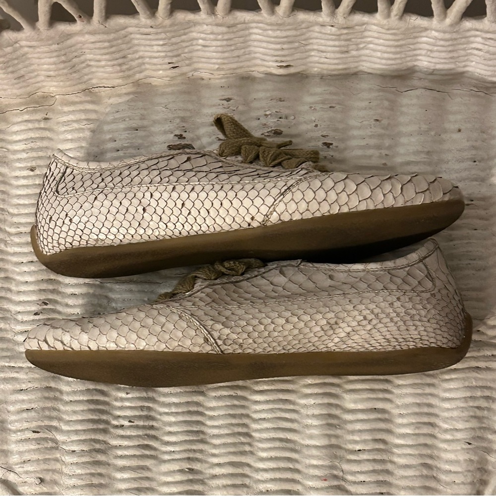 Gently Worn Devi Kroell Python Flash Sneakers - image 3